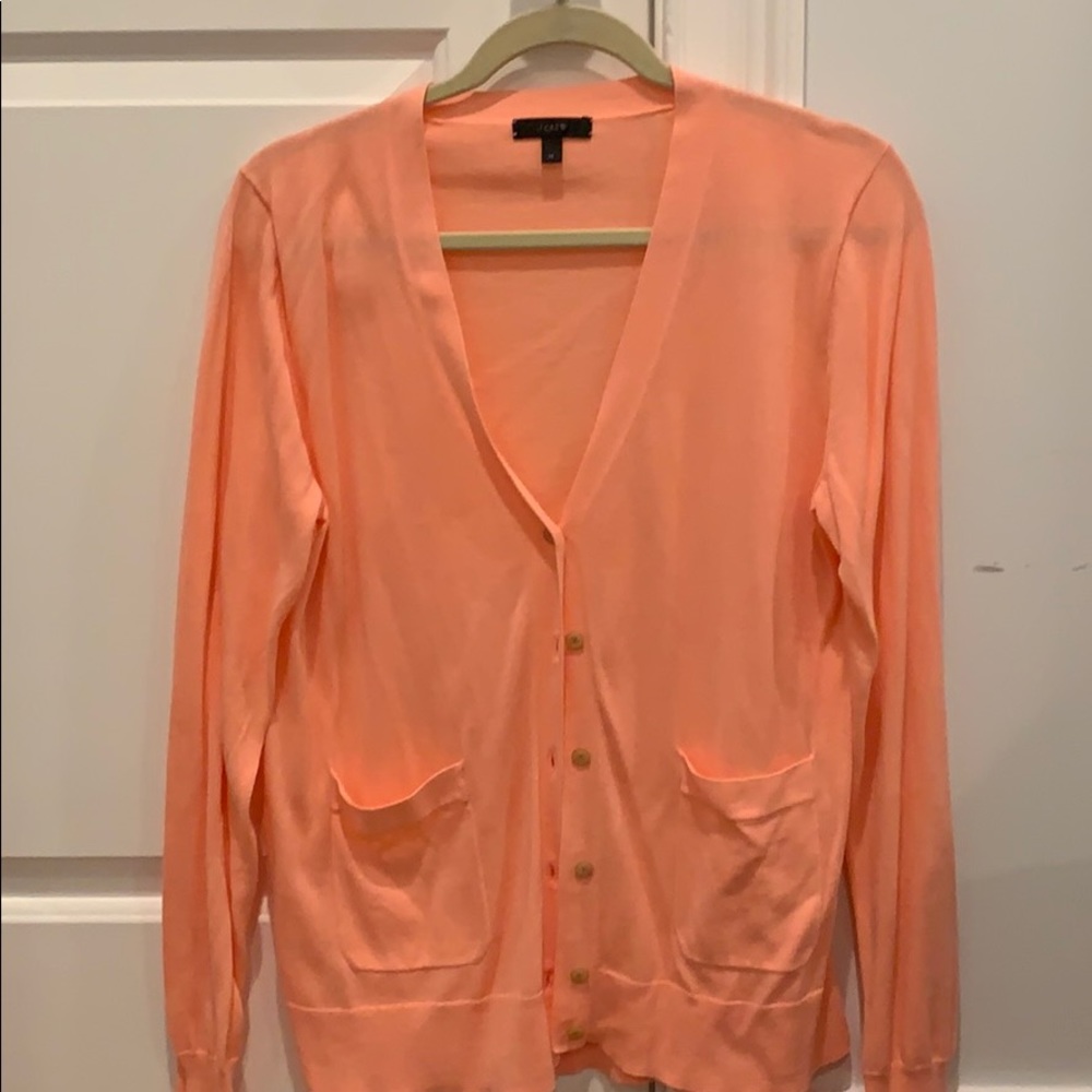 Orange cardigan